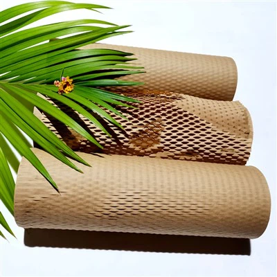 Papel Kraft en forma de panal